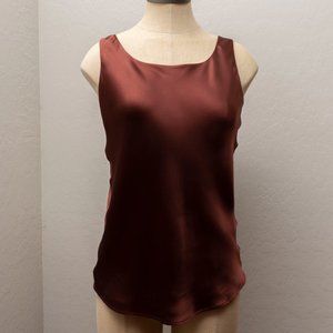 Lafayette 148 Petite Size 2 Burgundy tank top